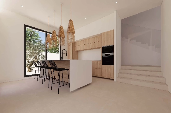 Villa in Moraira zu verkaufen, Woongedeelte 268 m², Klimaanlage, Grondstuk 800 m², 4 Slaapkamers, 3 Badkamers, Pool, ref.: BI-MT.H-793-4