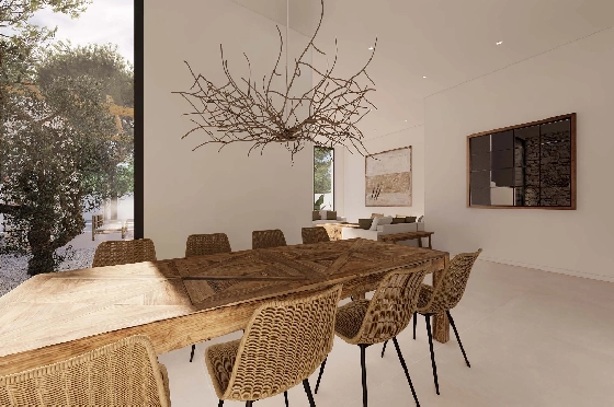 Villa in Moraira zu verkaufen, Woongedeelte 268 m², Klimaanlage, Grondstuk 800 m², 4 Slaapkamers, 3 Badkamers, Pool, ref.: BI-MT.H-793-5