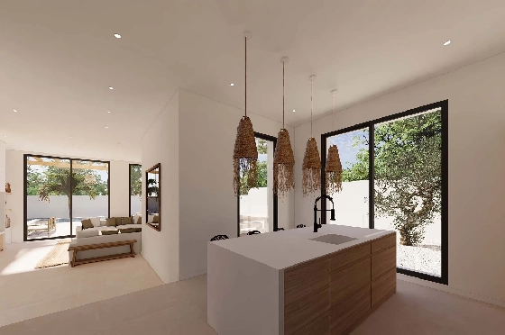 Villa in Moraira zu verkaufen, Woongedeelte 268 m², Klimaanlage, Grondstuk 800 m², 4 Slaapkamers, 3 Badkamers, Pool, ref.: BI-MT.H-793-6