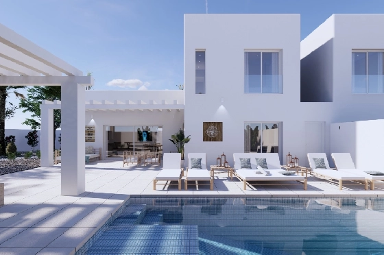 Villa in Benissa zu verkaufen, Woongedeelte 265 m², + KLIMA, Klimaanlage, Grondstuk 519 m², 4 Slaapkamers, 3 Badkamers, Pool, ref.: BI-MT.H-794-1