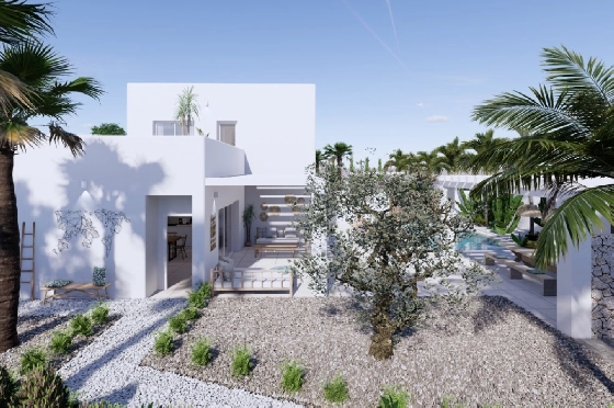 Villa in Benissa zu verkaufen, Woongedeelte 265 m², + KLIMA, Klimaanlage, Grondstuk 519 m², 4 Slaapkamers, 3 Badkamers, Pool, ref.: BI-MT.H-794-7