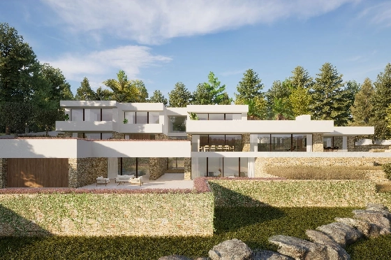 Villa in Moraira zu verkaufen, Woongedeelte 2264 m², Klimaanlage, Grondstuk 2896 m², 6 Badkamers, Pool, ref.: BI-MT.H-799-2
