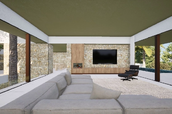 Villa in Moraira zu verkaufen, Woongedeelte 2264 m², Klimaanlage, Grondstuk 2896 m², 6 Badkamers, Pool, ref.: BI-MT.H-799-3
