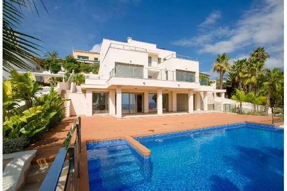 Villa in Moraira(Moravit) zu verkaufen, Woongedeelte 559 m², Bouwjaar 2016, Klimaanlage, Grondstuk 1132 m², 4 Slaapkamers, 5 Badkamers, Pool, ref.: BI-MT.H-798-2