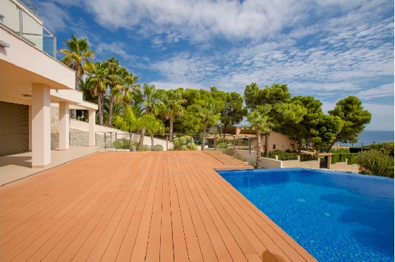 Villa in Moraira(Moravit) zu verkaufen, Woongedeelte 559 m², Bouwjaar 2016, Klimaanlage, Grondstuk 1132 m², 4 Slaapkamers, 5 Badkamers, Pool, ref.: BI-MT.H-798-35