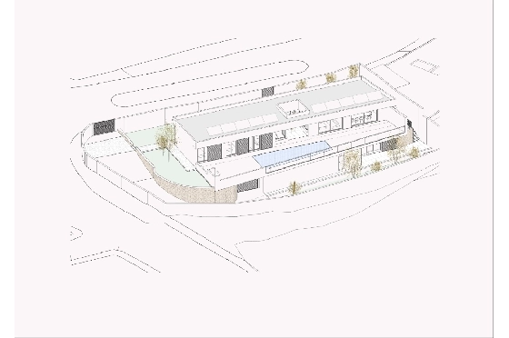 Villa in Benissa(La Fustera) zu verkaufen, Woongedeelte 299 m², Bouwjaar 2024, Klimaanlage, Grondstuk 950 m², 4 Slaapkamers, 3 Badkamers, Pool, ref.: BI-BE.H-909-10