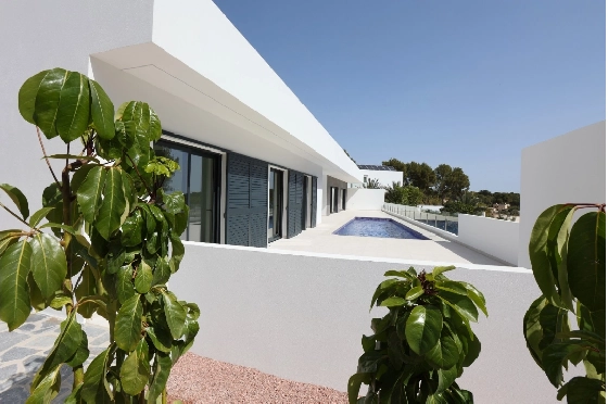 Villa in Benissa(La Fustera) zu verkaufen, Woongedeelte 299 m², Bouwjaar 2024, Klimaanlage, Grondstuk 950 m², 4 Slaapkamers, 3 Badkamers, Pool, ref.: BI-BE.H-909-12