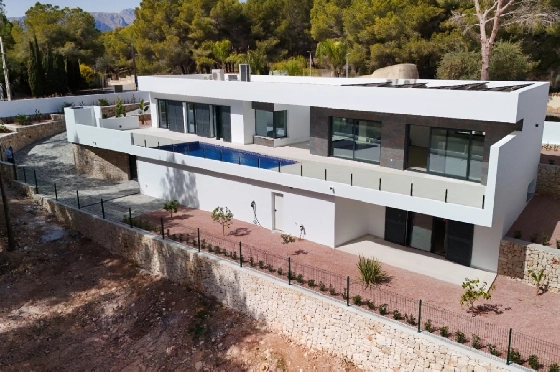 Villa in Benissa(La Fustera) zu verkaufen, Woongedeelte 299 m², Bouwjaar 2024, Klimaanlage, Grondstuk 950 m², 4 Slaapkamers, 3 Badkamers, Pool, ref.: BI-BE.H-909-13