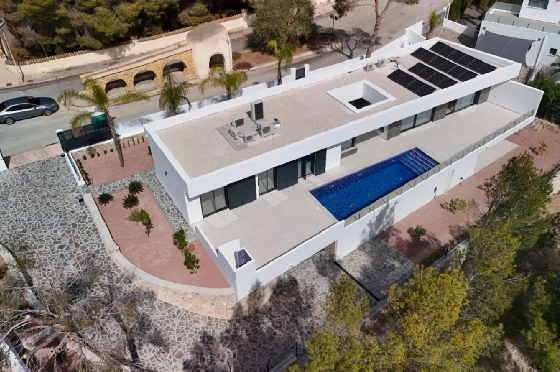 Villa in Benissa(La Fustera) zu verkaufen, Woongedeelte 299 m², Bouwjaar 2024, Klimaanlage, Grondstuk 950 m², 4 Slaapkamers, 3 Badkamers, Pool, ref.: BI-BE.H-909-5