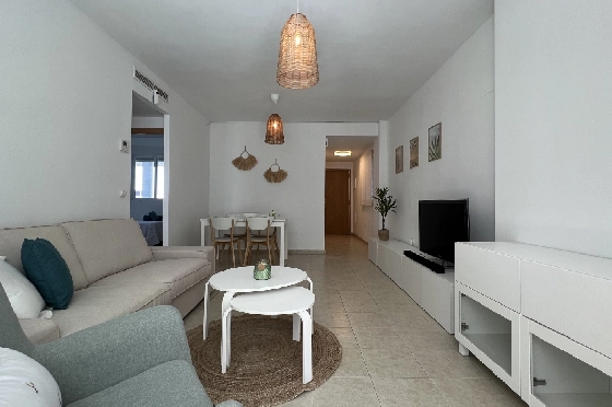 Apartment in Denia zur Ferienvermietung, Woongedeelte 86 m², Bouwjaar 2006, Zustand modernisiert, + Zentralheizung, Klimaanlage, Grondstuk 46 m², 2 Slaapkamers, 2 Badkamers, Pool, ref.: T-0324-9