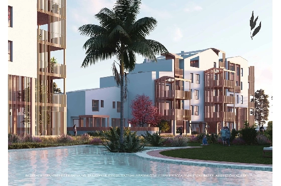 Penthouse Apartment in El Vergel zu verkaufen, Woongedeelte 123 m², Zustand Erstbezug, Klimaanlage, 2 Slaapkamers, 2 Badkamers, Pool, ref.: HA-VGN-110-A04-1