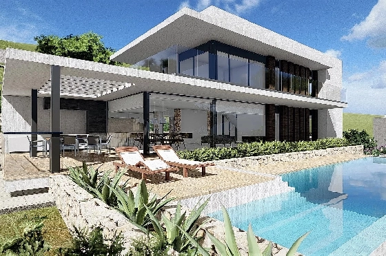 Villa in Javea zu verkaufen, Woongedeelte 329 m², Klimaanlage, 4 Slaapkamers, 4 Badkamers, Pool, ref.: BS-84461897-1