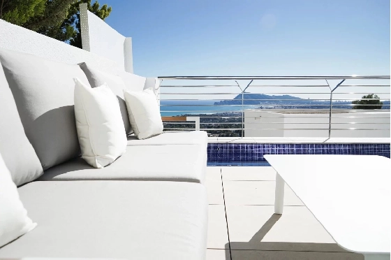 Villa in Altea la Vella zu verkaufen, Woongedeelte 417 m², Klimaanlage, 5 Slaapkamers, 6 Badkamers, Pool, ref.: BS-84674529-30