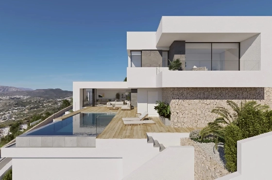 Villa in Cumbre del Sol zu verkaufen, Woongedeelte 349 m², Grondstuk 807 m², 3 Slaapkamers, 3 Badkamers, Pool, ref.: BS-84915850-4