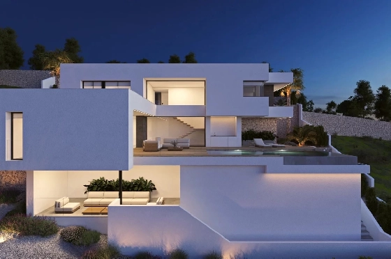 Villa in Cumbre del Sol zu verkaufen, Woongedeelte 349 m², Grondstuk 807 m², 3 Slaapkamers, 3 Badkamers, Pool, ref.: BS-84915850-8