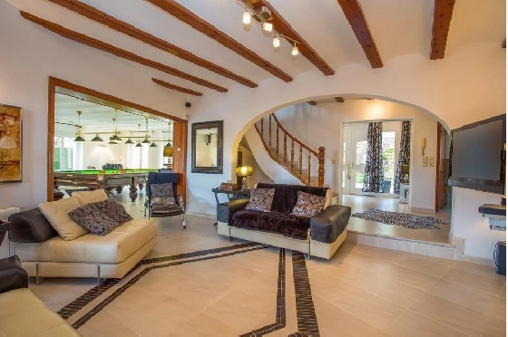Villa in Calpe(Calpe) zu verkaufen, Woongedeelte 500 m², Klimaanlage, Grondstuk 3500 m², 4 Slaapkamers, 4 Badkamers, Pool, ref.: COB-2705-10535-12