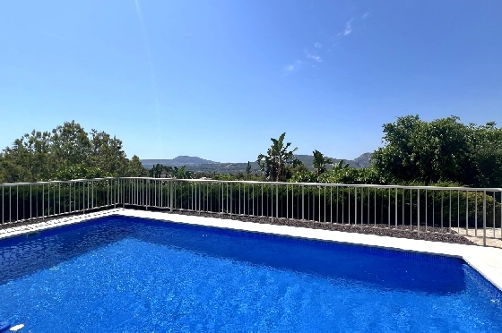 Villa in Javea(Ermita) zu verkaufen, Woongedeelte 400 m², Bouwjaar 2018, Zustand neuwertig, + Fussbodenheizung, Klimaanlage, Grondstuk 1596 m², 3 Slaapkamers, 2 Badkamers, Pool, ref.: AS-0624-11