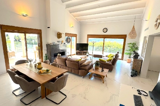 Villa in Javea(Ermita) zu verkaufen, Woongedeelte 400 m², Bouwjaar 2018, Zustand neuwertig, + Fussbodenheizung, Klimaanlage, Grondstuk 1596 m², 3 Slaapkamers, 2 Badkamers, Pool, ref.: AS-0624-14