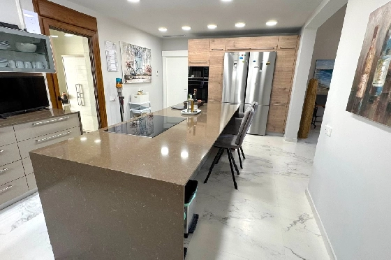 Villa in Javea(Ermita) zu verkaufen, Woongedeelte 400 m², Bouwjaar 2018, Zustand neuwertig, + Fussbodenheizung, Klimaanlage, Grondstuk 1596 m², 3 Slaapkamers, 2 Badkamers, Pool, ref.: AS-0624-21