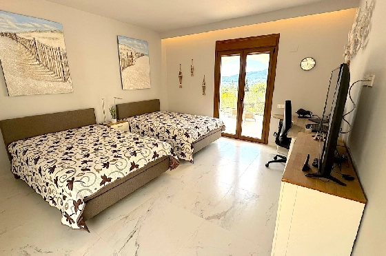 Villa in Javea(Ermita) zu verkaufen, Woongedeelte 400 m², Bouwjaar 2018, Zustand neuwertig, + Fussbodenheizung, Klimaanlage, Grondstuk 1596 m², 3 Slaapkamers, 2 Badkamers, Pool, ref.: AS-0624-25