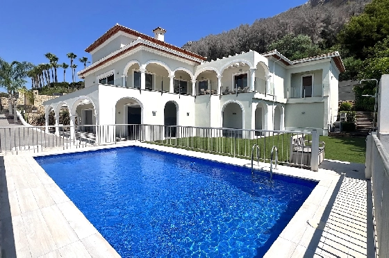 Villa in Javea(Ermita) zu verkaufen, Woongedeelte 400 m², Bouwjaar 2018, Zustand neuwertig, + Fussbodenheizung, Klimaanlage, Grondstuk 1596 m², 3 Slaapkamers, 2 Badkamers, Pool, ref.: AS-0624-3