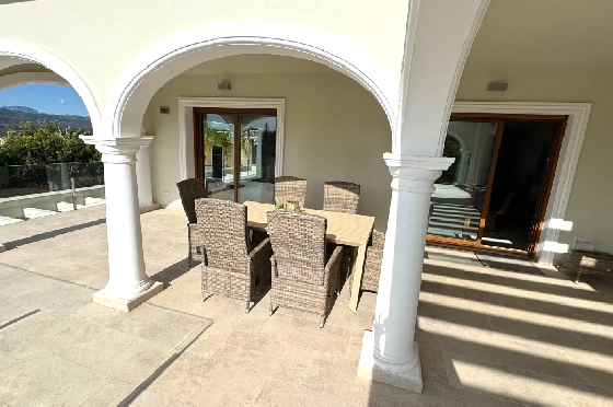 Villa in Javea(Ermita) zu verkaufen, Woongedeelte 400 m², Bouwjaar 2018, Zustand neuwertig, + Fussbodenheizung, Klimaanlage, Grondstuk 1596 m², 3 Slaapkamers, 2 Badkamers, Pool, ref.: AS-0624-36