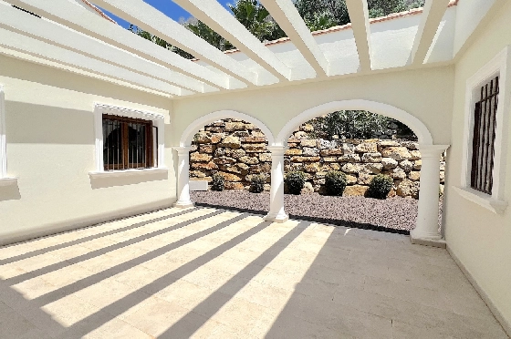 Villa in Javea(Ermita) zu verkaufen, Woongedeelte 400 m², Bouwjaar 2018, Zustand neuwertig, + Fussbodenheizung, Klimaanlage, Grondstuk 1596 m², 3 Slaapkamers, 2 Badkamers, Pool, ref.: AS-0624-37