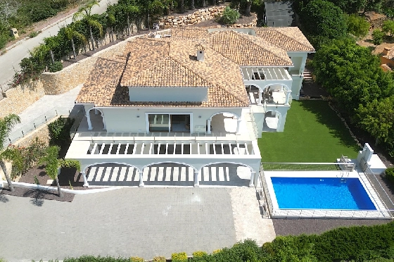 Villa in Javea(Ermita) zu verkaufen, Woongedeelte 400 m², Bouwjaar 2018, Zustand neuwertig, + Fussbodenheizung, Klimaanlage, Grondstuk 1596 m², 3 Slaapkamers, 2 Badkamers, Pool, ref.: AS-0624-4
