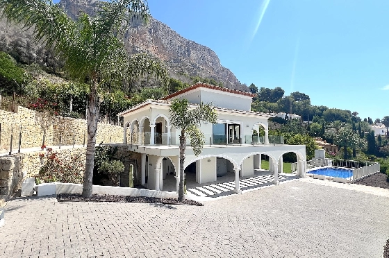Villa in Javea(Ermita) zu verkaufen, Woongedeelte 400 m², Bouwjaar 2018, Zustand neuwertig, + Fussbodenheizung, Klimaanlage, Grondstuk 1596 m², 3 Slaapkamers, 2 Badkamers, Pool, ref.: AS-0624-5