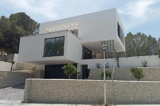 Villa in Moraira zu verkaufen, Woongedeelte 394 m², Bouwjaar 2020, Klimaanlage, Grondstuk 800 m², 4 Slaapkamers, 3 Badkamers, Pool, ref.: AM-11509DA-2