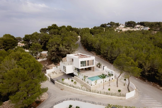 Villa in Moraira zu verkaufen, Woongedeelte 394 m², Bouwjaar 2020, Klimaanlage, Grondstuk 800 m², 4 Slaapkamers, 3 Badkamers, Pool, ref.: AM-11509DA-6