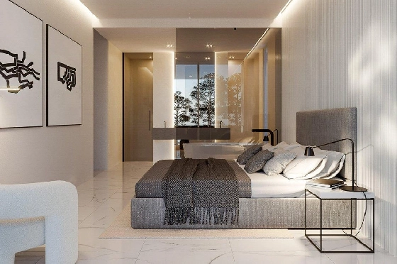 Villa in Moraira zu verkaufen, Woongedeelte 701 m², Bouwjaar 2023, Klimaanlage, Grondstuk 1864 m², 5 Slaapkamers, 6 Badkamers, Pool, ref.: AM-11839DA-12