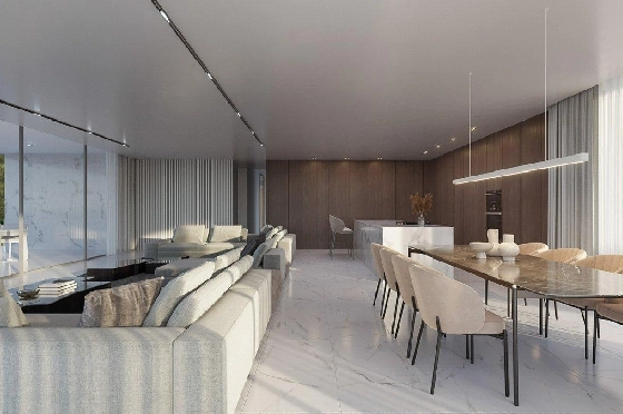 Villa in Moraira zu verkaufen, Woongedeelte 701 m², Bouwjaar 2023, Klimaanlage, Grondstuk 1864 m², 5 Slaapkamers, 6 Badkamers, Pool, ref.: AM-11839DA-7