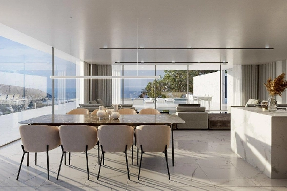 Villa in Moraira zu verkaufen, Woongedeelte 701 m², Bouwjaar 2023, Klimaanlage, Grondstuk 1864 m², 5 Slaapkamers, 6 Badkamers, Pool, ref.: AM-11839DA-9