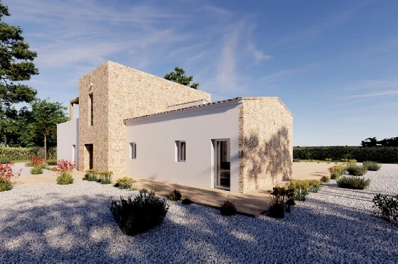 Finca in Benissa zu verkaufen, Woongedeelte 305 m², Bouwjaar 2024, Klimaanlage, Grondstuk 10000 m², 3 Slaapkamers, 3 Badkamers, Pool, ref.: AM-12208DA-10