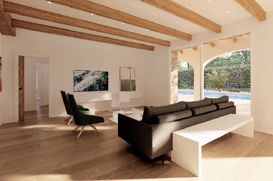 Finca in Benissa zu verkaufen, Woongedeelte 305 m², Bouwjaar 2024, Klimaanlage, Grondstuk 10000 m², 3 Slaapkamers, 3 Badkamers, Pool, ref.: AM-12208DA-19