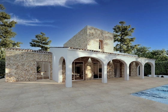Finca in Benissa zu verkaufen, Woongedeelte 305 m², Bouwjaar 2024, Klimaanlage, Grondstuk 10000 m², 3 Slaapkamers, 3 Badkamers, Pool, ref.: AM-12208DA-4