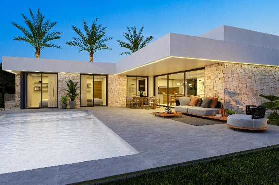 Villa in Denia zu verkaufen, Woongedeelte 151 m², Klimaanlage, Grondstuk 832 m², 3 Slaapkamers, 2 Badkamers, Pool, ref.: UM-UV-ALCIPE-2