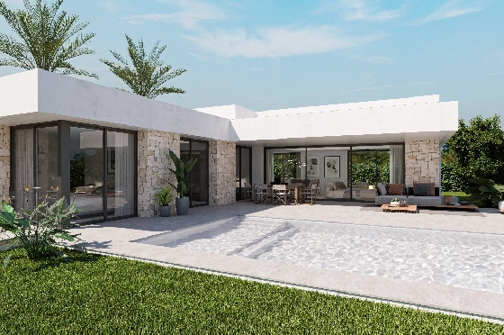 Villa in Denia zu verkaufen, Woongedeelte 151 m², Klimaanlage, Grondstuk 832 m², 3 Slaapkamers, 2 Badkamers, Pool, ref.: UM-UV-ALCIPE-8