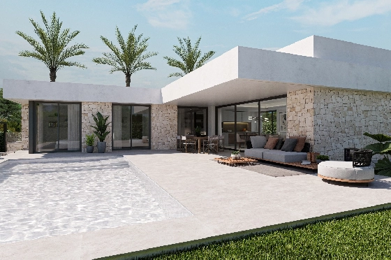 Villa in Denia zu verkaufen, Woongedeelte 151 m², Klimaanlage, Grondstuk 832 m², 3 Slaapkamers, 2 Badkamers, Pool, ref.: UM-UV-ALCIPE-9