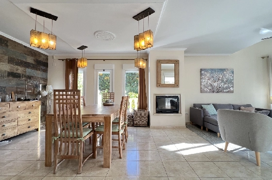 Villa in Gata de Gorgos(Monte Pedreguer) zur Ferienvermietung, Woongedeelte 180 m², Bouwjaar 2006, + Ofen, Klimaanlage, Grondstuk 600 m², 3 Slaapkamers, 3 Badkamers, Pool, ref.: T-0624-3