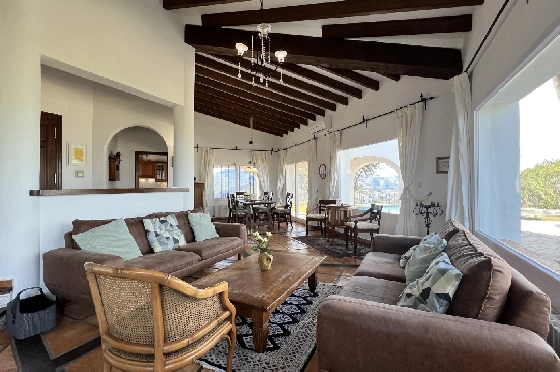 Villa in Pego-Monte Pego zu verkaufen, Woongedeelte 310 m², Bouwjaar 1988, + Zentralheizung, Klimaanlage, Grondstuk 3370 m², 4 Slaapkamers, 4 Badkamers, Pool, ref.: JS-0425-10
