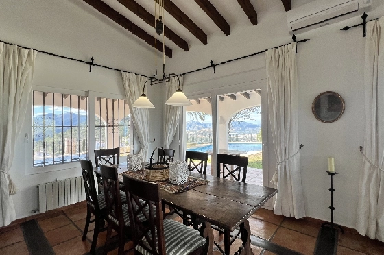 Villa in Pego-Monte Pego zu verkaufen, Woongedeelte 310 m², Bouwjaar 1988, + Zentralheizung, Klimaanlage, Grondstuk 3370 m², 4 Slaapkamers, 4 Badkamers, Pool, ref.: JS-0425-12