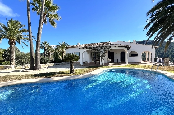 Villa in Pego-Monte Pego zu verkaufen, Woongedeelte 310 m², Bouwjaar 1988, + Zentralheizung, Klimaanlage, Grondstuk 3370 m², 4 Slaapkamers, 4 Badkamers, Pool, ref.: JS-0425-4