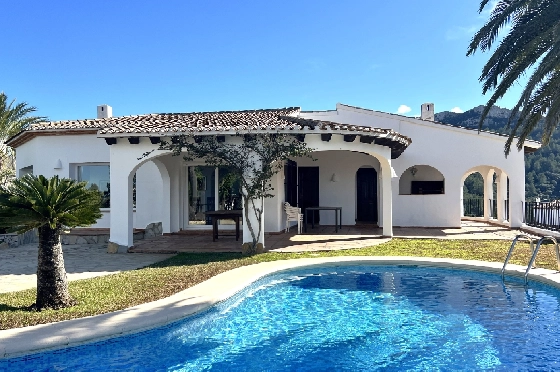 Villa in Pego-Monte Pego zu verkaufen, Woongedeelte 310 m², Bouwjaar 1988, + Zentralheizung, Klimaanlage, Grondstuk 3370 m², 4 Slaapkamers, 4 Badkamers, Pool, ref.: JS-0425-5