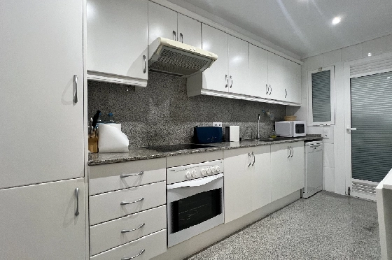 Apartment in Xabia(El Arenal) zur Ferienvermietung, Woongedeelte 92 m², Bouwjaar 2001, + KLIMA, Klimaanlage, Grondstuk 101 m², 2 Slaapkamers, 2 Badkamers, Pool, ref.: T-0524-14