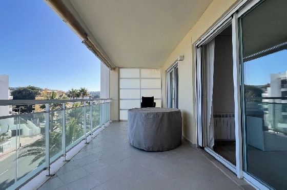 Apartment in Xabia(El Arenal) zur Ferienvermietung, Woongedeelte 92 m², Bouwjaar 2001, + KLIMA, Klimaanlage, Grondstuk 101 m², 2 Slaapkamers, 2 Badkamers, Pool, ref.: T-0524-16