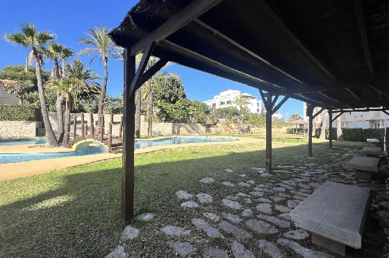 Apartment in Xabia(El Arenal) zur Ferienvermietung, Woongedeelte 92 m², Bouwjaar 2001, + KLIMA, Klimaanlage, Grondstuk 101 m², 2 Slaapkamers, 2 Badkamers, Pool, ref.: T-0524-17