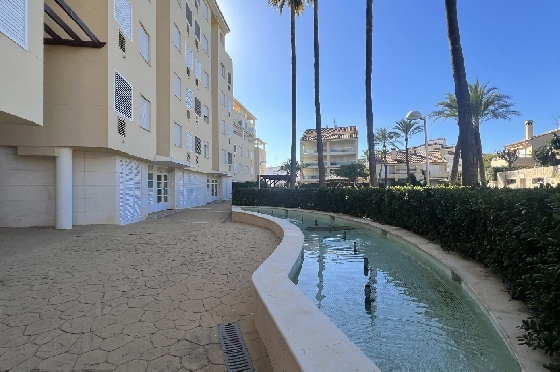 Apartment in Xabia(El Arenal) zur Ferienvermietung, Woongedeelte 92 m², Bouwjaar 2001, + KLIMA, Klimaanlage, Grondstuk 101 m², 2 Slaapkamers, 2 Badkamers, Pool, ref.: T-0524-20