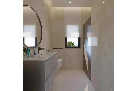 Villa in Finestrat zu verkaufen, Wohnfläche 175 m², Zustand Erstbezug, + fussboden, Klimaanlage, Grundstück 455 m², 3 Schlafzimmer, 3 Badezimmer, Pool, ref.: HA-FIN-106-E01-12